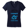 I Don't Need Therapy Just to Go Scuba Diving Women's V-Neck T-Shirt