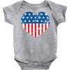 usa flag 2 Baby Bodysuit