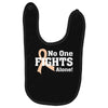 No 0ne Fights Alone Baby Bibs