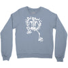 a skeleton crawling Crewneck Sweatshirt