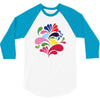 colorful art 3/4 Sleeve Shirt