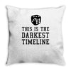 this is the darkest timeline Throw Pillow