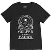 Golfer Papaw V-Neck Tee