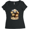 sloth motion Women's Triblend Scoop T-shirt