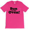 Bun in the Oven with Heart Baby Girl T-Shirt
