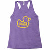 duck quack Racerback Tank