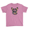 blue and tan frenchie Youth Tee