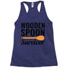 wooden spoon survivor (2) Racerback Tank