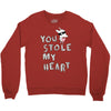 you stole my heart 4 Crewneck Sweatshirt