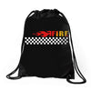 Fire White Drawstring Bags