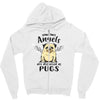 angel pug [converted] Zipper Hoodie