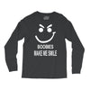 boobies make me smile Long Sleeve Shirts