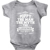 Poppy The Man The Myth The Legend Baby Onesie