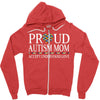 proud autism mom Zipper Hoodie