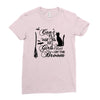 can't fly with the big girls Ladies Fitted T-Shirt