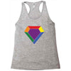 Rainbow LGBT Diamond Racerback Tank