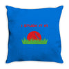 disc golf dirty sex joke pun ground penetration Throw Pillow