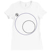 Outside Circle Ladies Fitted T-Shirt