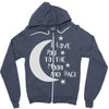 i love you to the moon and back babygrow Zipper Hoodie