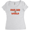 sick sad world Women's Triblend Scoop T-shirt
