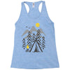 camp fire Racerback Tank