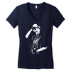marilyn manson salute Women's V-Neck T-Shirt