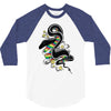many colors  snake 3/4 Sleeve Shirt