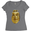 gold grenade Women's Triblend Scoop T-shirt
