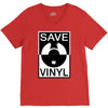 save the vinyl V-Neck Tee