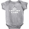 lift like a girl Baby Onesie