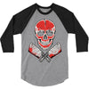 skull meat 3/4 Sleeve Shirt