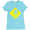 pterosaur warning Ladies Fitted T-Shirt