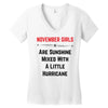 November Girls Women's V-Neck T-Shirt