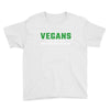 Vegans We're Not Crazy We're Just From The Future White Youth Tee