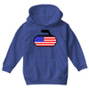 usa curling Youth Hoodie