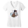 time lord Women's V-Neck T-Shirt