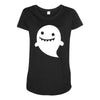 funny ghost Maternity Scoop Neck T-shirt