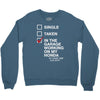 in the garage working on my honda Crewneck Sweatshirt