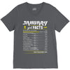 January Girl Facts Aquarius V-Neck Tee