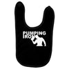 pump gym training bodybuilding workout keepfit weightlifting Baby Bibs