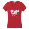 dollar dorks Women's V-Neck T-Shirt