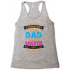 Super Cool Dad Of A Freaking Awesome Daughter Racerback Tank