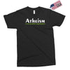 atheism funny retro religion jesus christ believer comic god Exclusive T-shirt