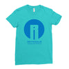 reynholm industries Ladies Fitted T-Shirt