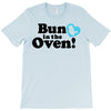 Bun in the Oven with Heart Baby Boy T-Shirt