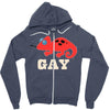 iguana Zipper Hoodie