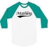 mathlete t shirt funny math humor geek nerd school athlete 3/4 Sleeve Shirt