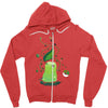 leaf storm Zipper Hoodie