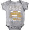 born march multitasking problem solving Baby Onesie