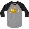 peanut inside 3/4 Sleeve Shirt